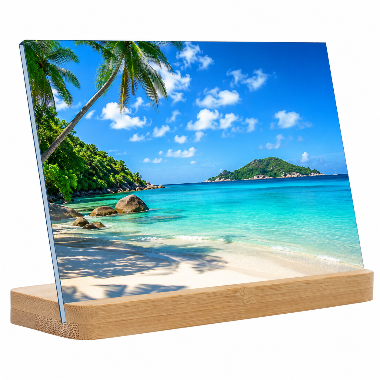 Fotopanel de aluminio mate con peana (15*20)