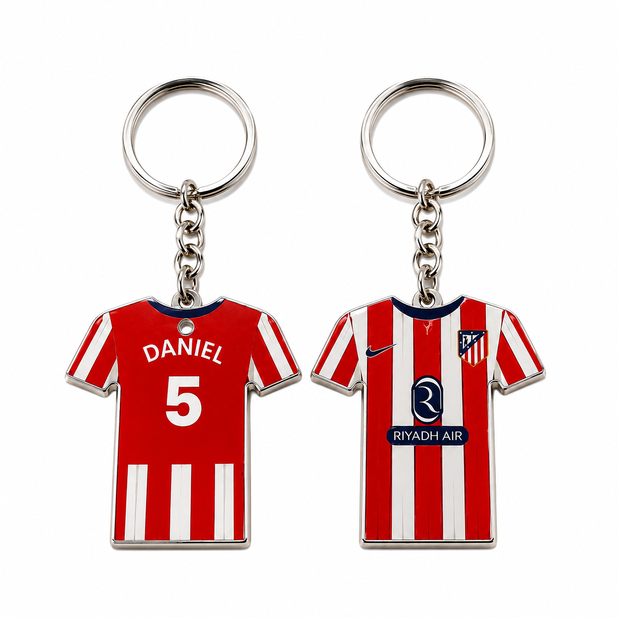 Llavero camiseta de fútbol -  Personalizable
