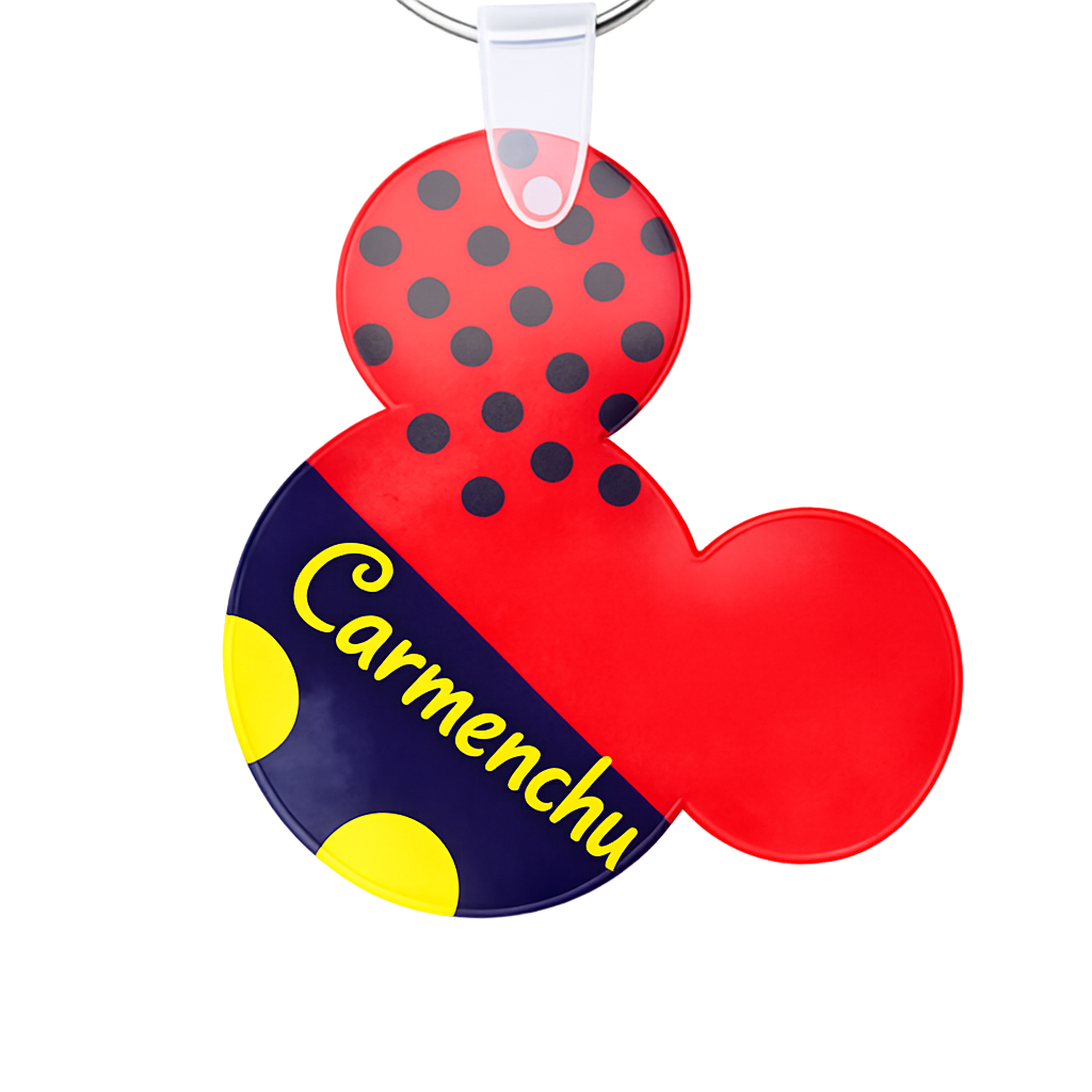 Llavero metacrilato Mickey - Personalizable  con nombre