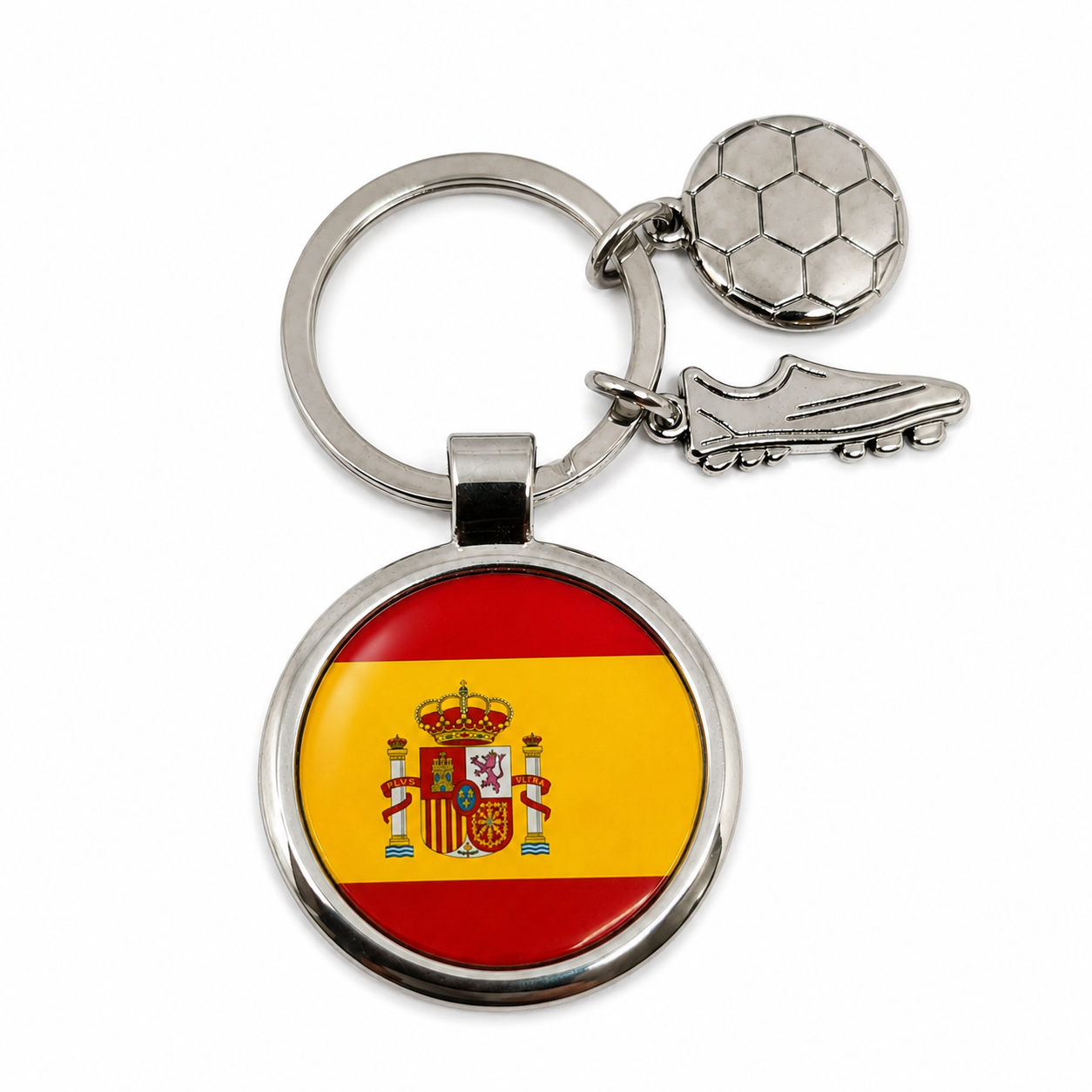 Llavero fútbol con balón y bota -  Personalizable