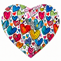 Alfombrilla para ratón personalizable (corazón)